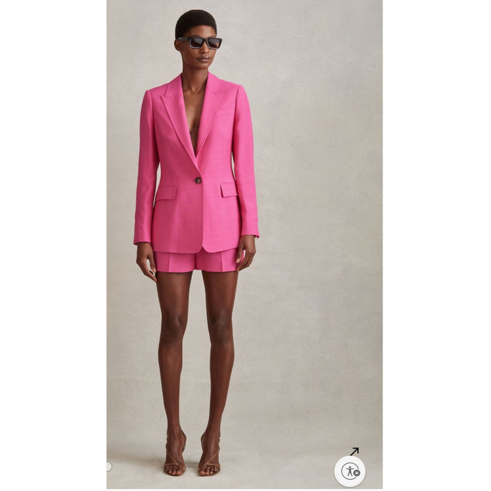 REISS Hewey Single Button Blazer NWT Size 2 - Picture 2 of 16